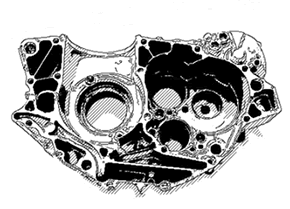 Transmission parts: Crankcase for motorcycles2